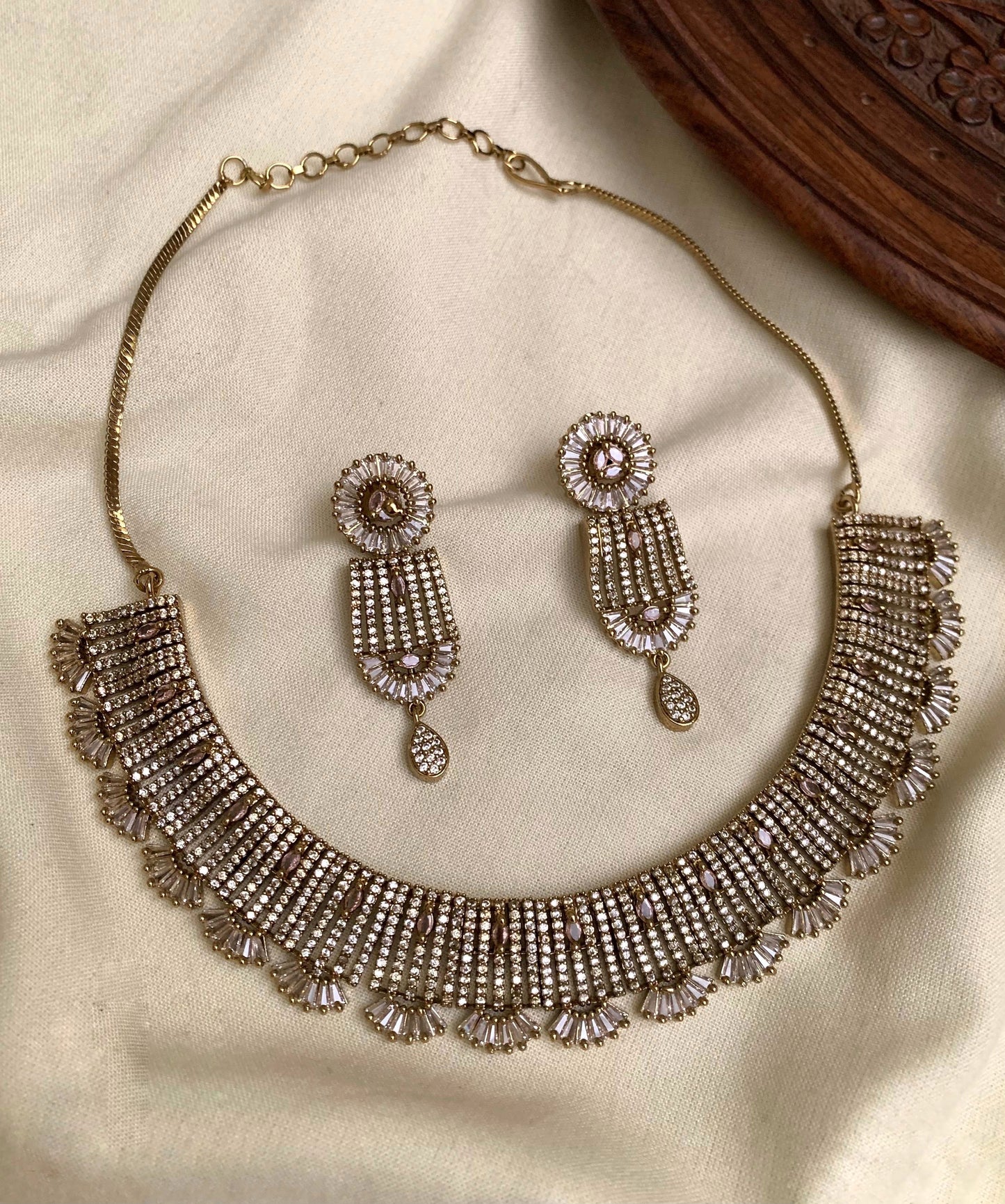 Diamond replica necklace (DR-7)
