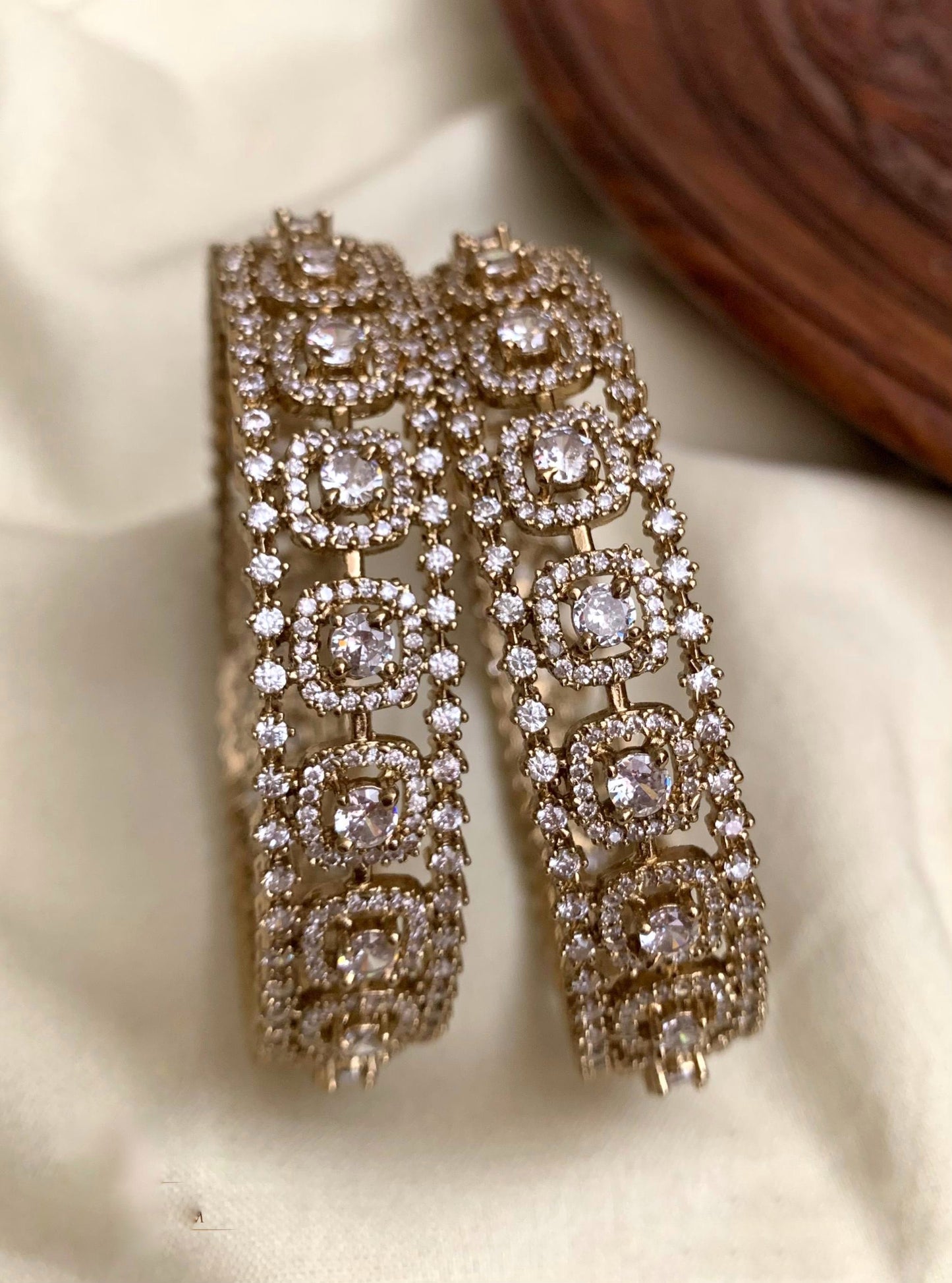 Square stone bangles (BA-39)