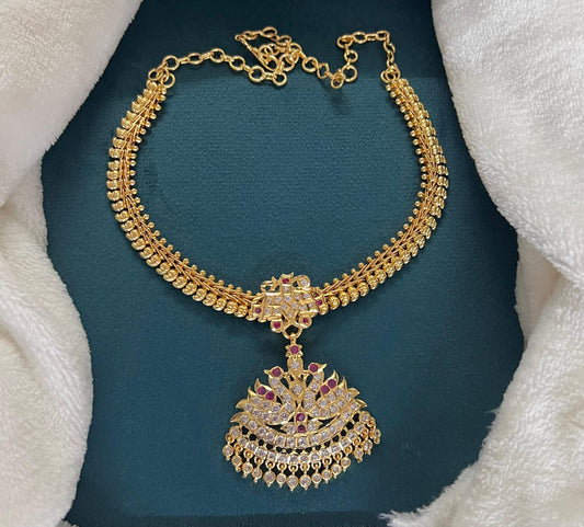 Micro plated necklace