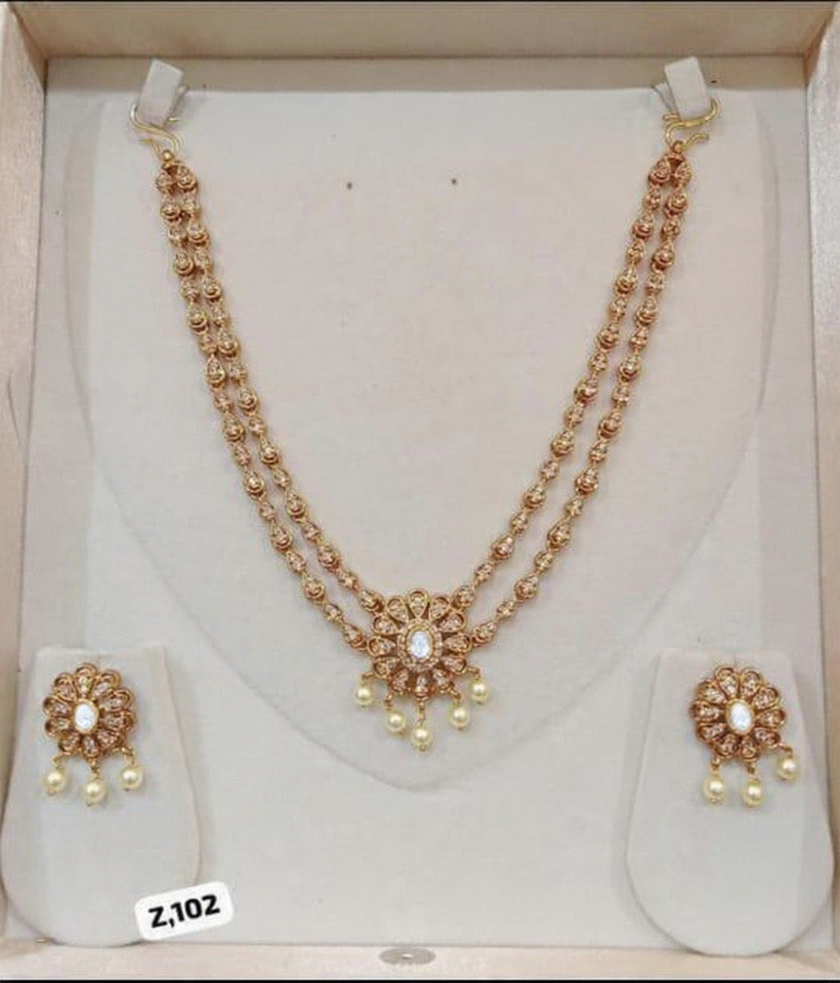 2 layer simple necklace