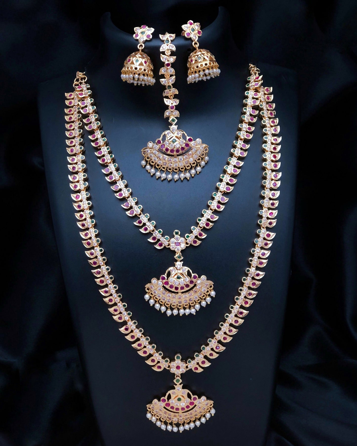 Micro plated full bridal set
