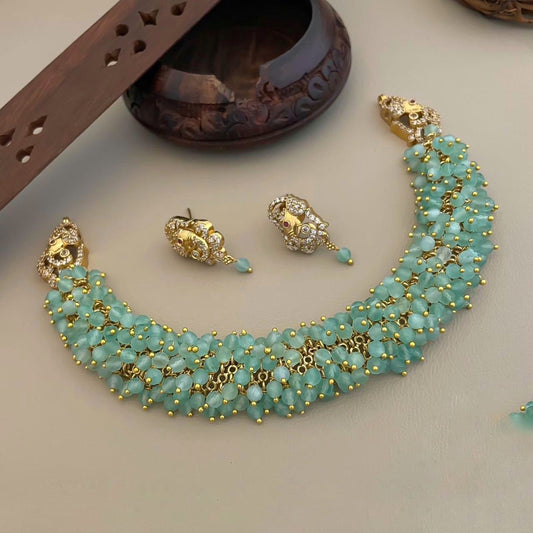 Colors beads necklace(PJ-48)