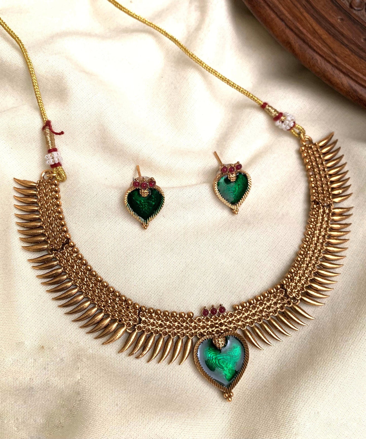 Simple heart shape pendent(N-9)