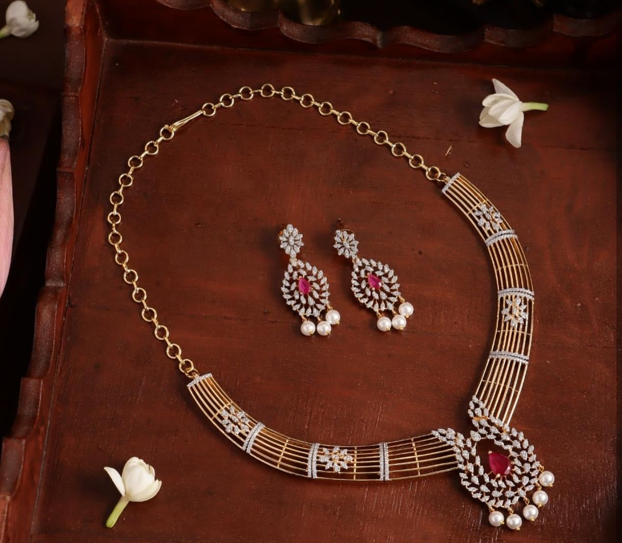 White stone Hasli set