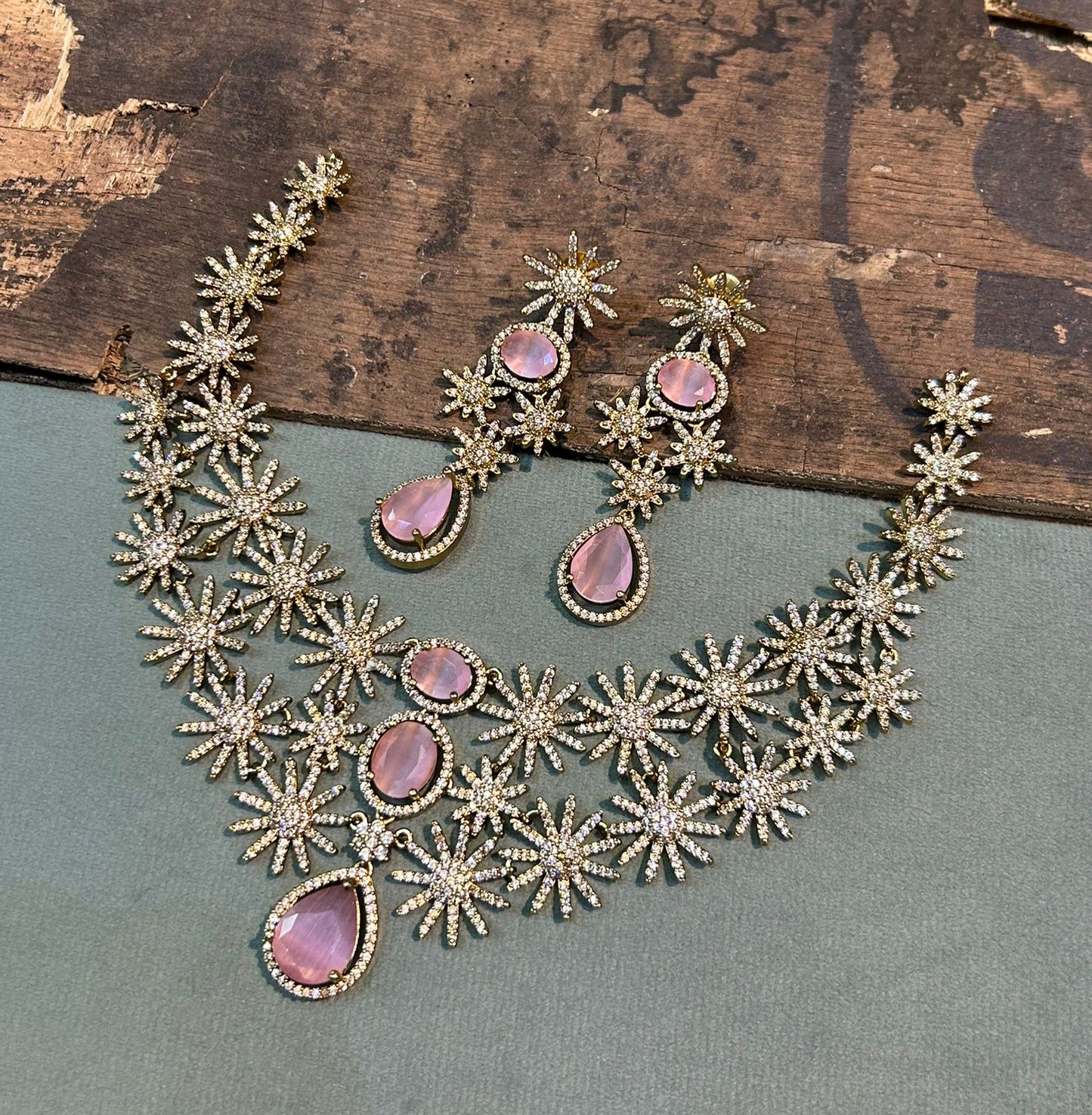 Sun design necklace