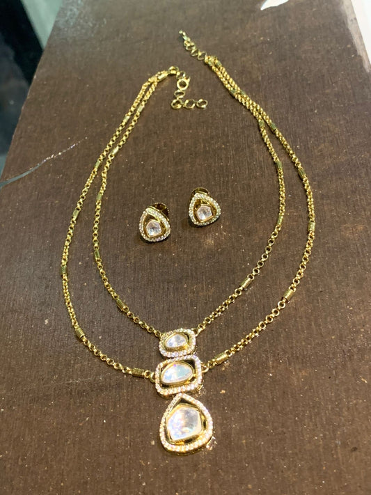 2 layer fancy necklace