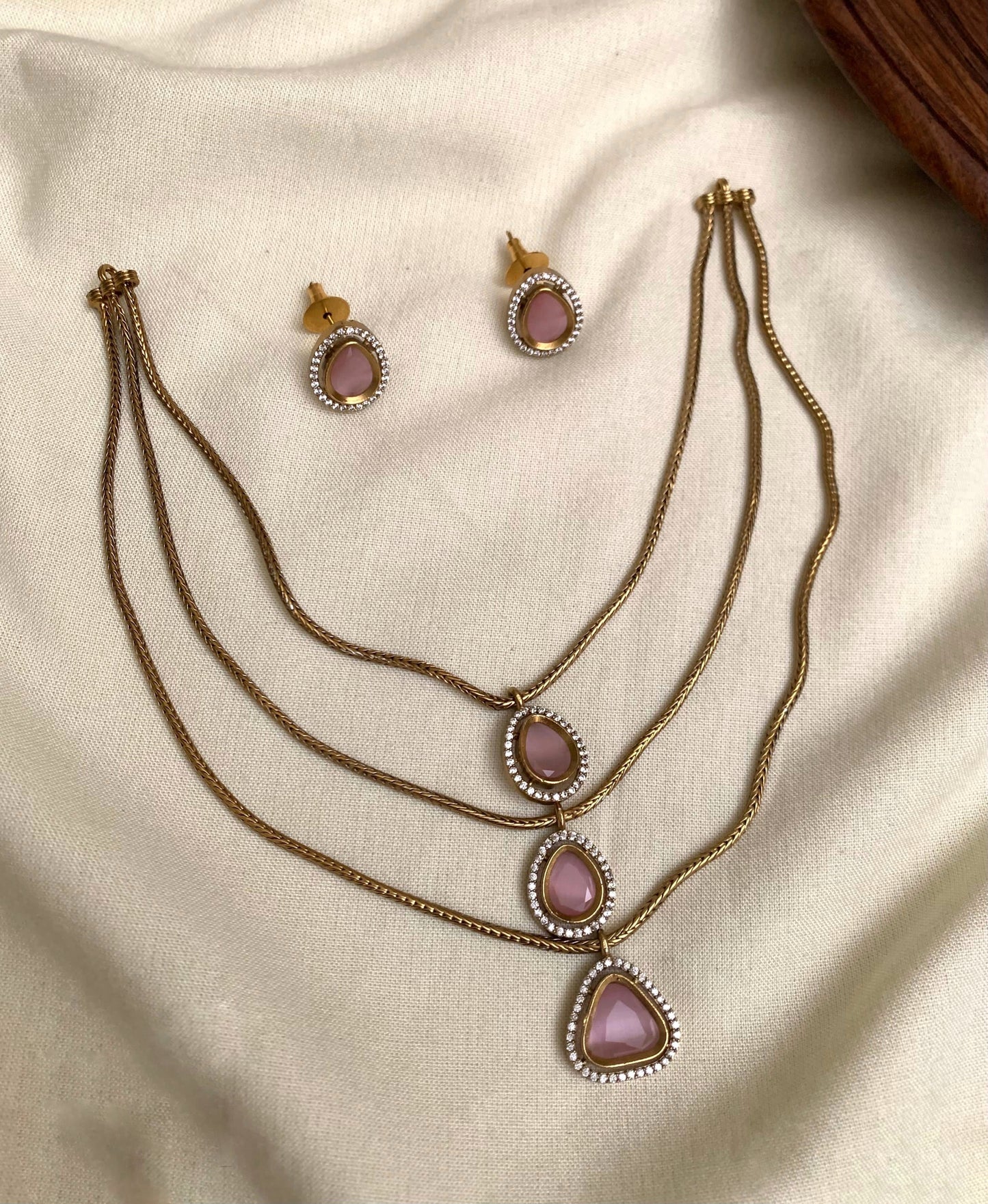 3 layer simple necklace(DR-6)