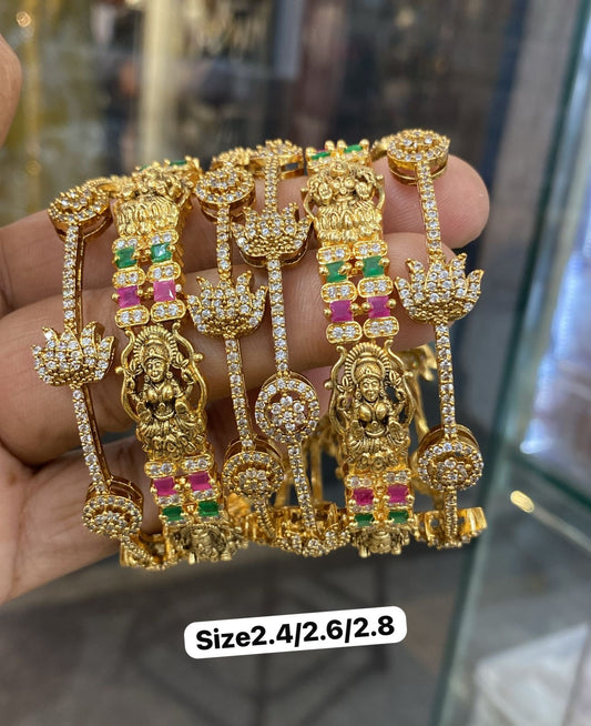Lotus and Lakshmi bangles