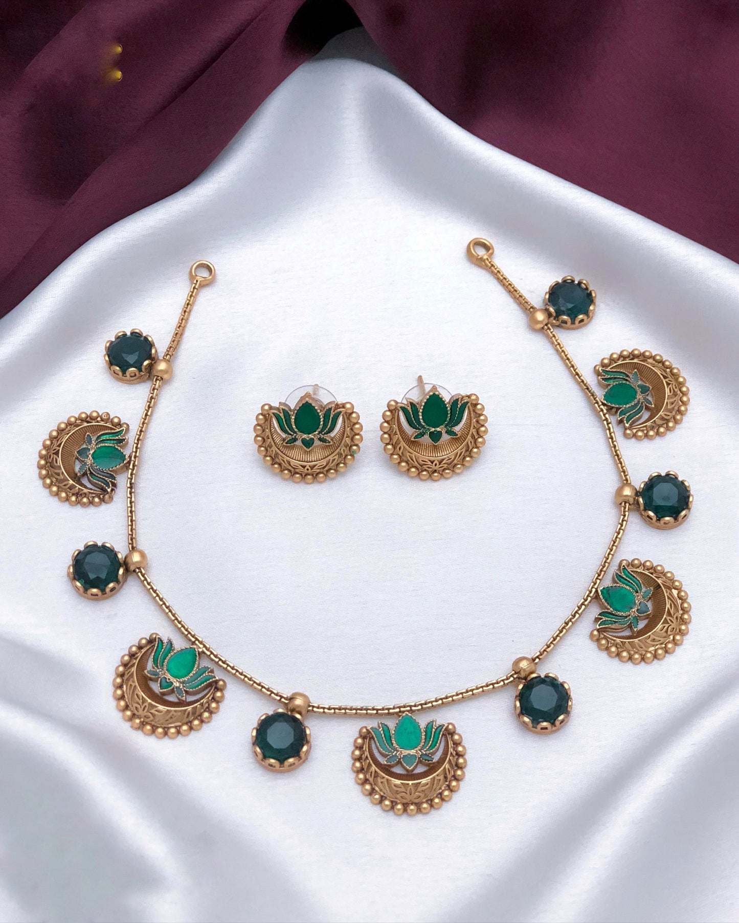 Lotus with half moon