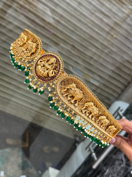 Gold hip belt