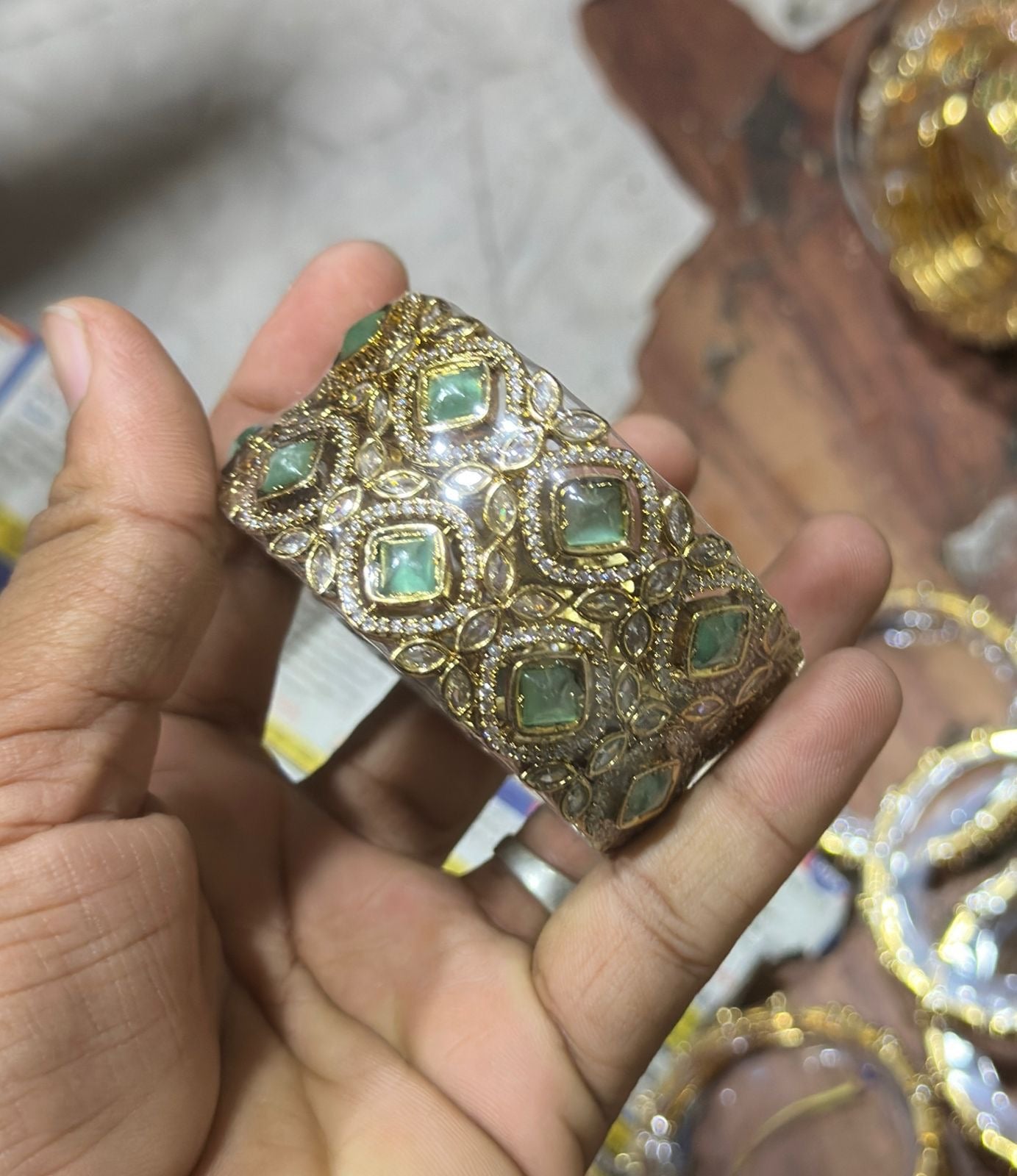 Diamond designs bangles