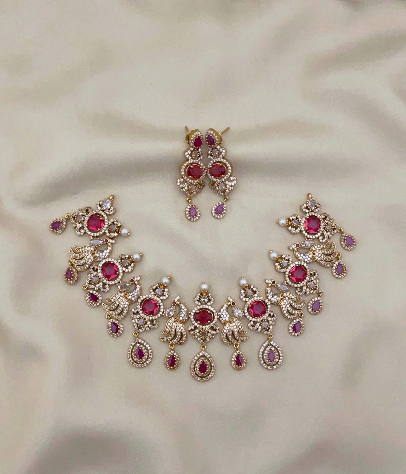 Peacock design necklace am(DR-31)