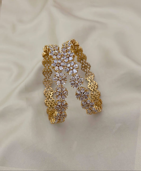 Flower design bangle am(BA-42)