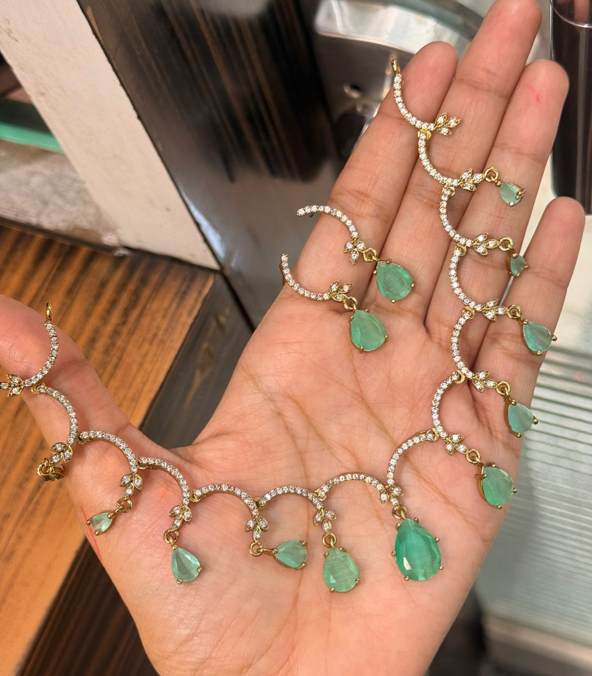 Half moon necklace