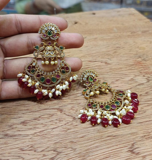 Small jumka with earings