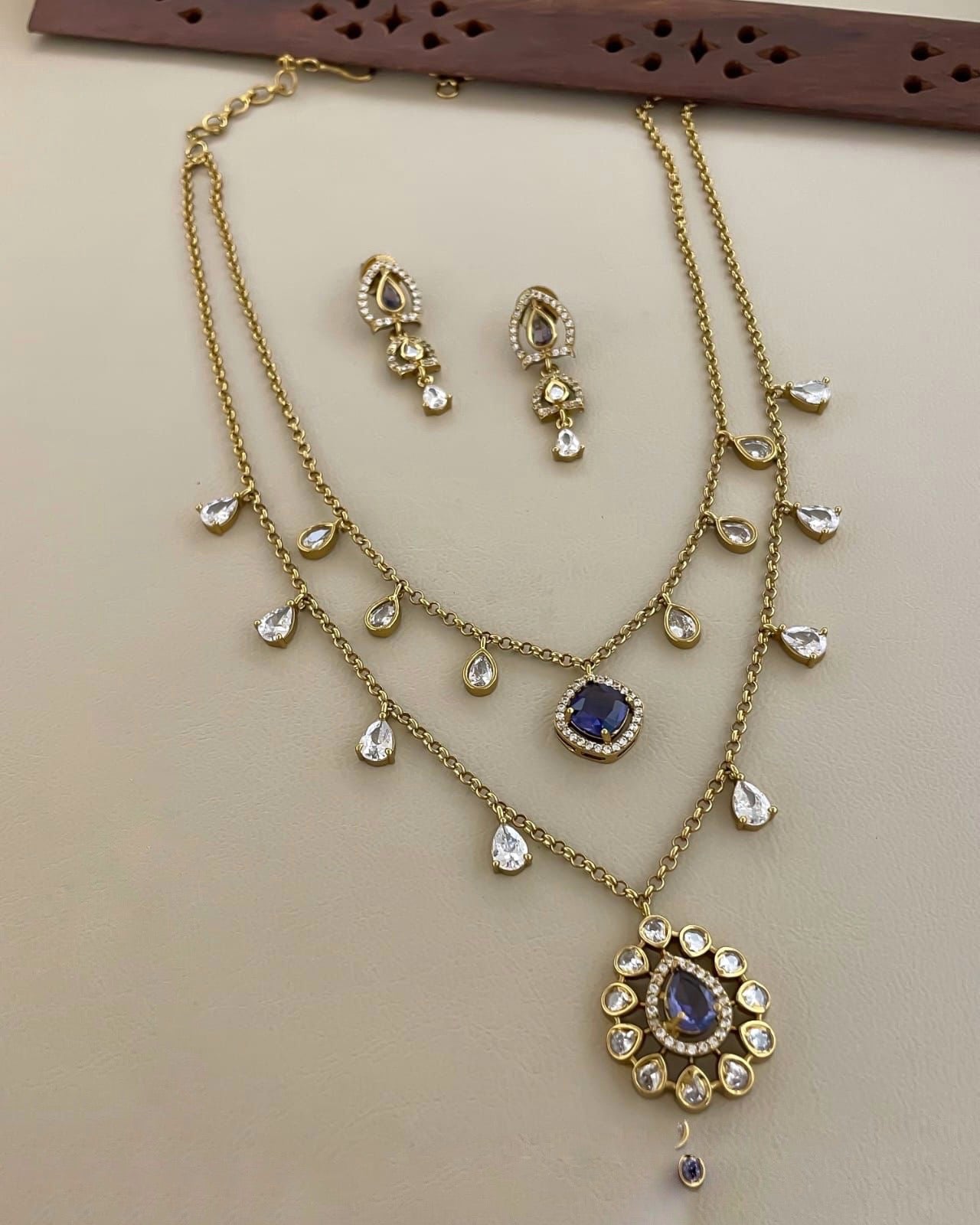 2 layer necklace(N-49)