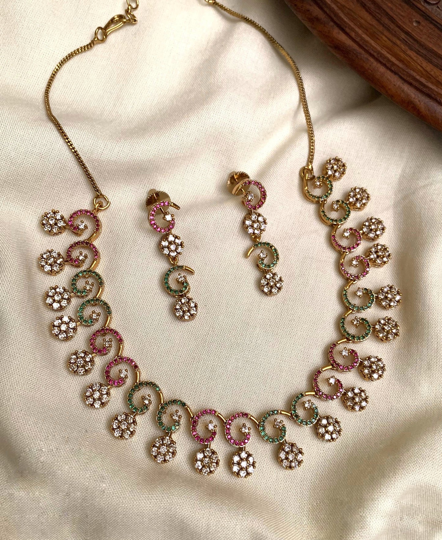 Premium multi colors necklace(PJ-33)