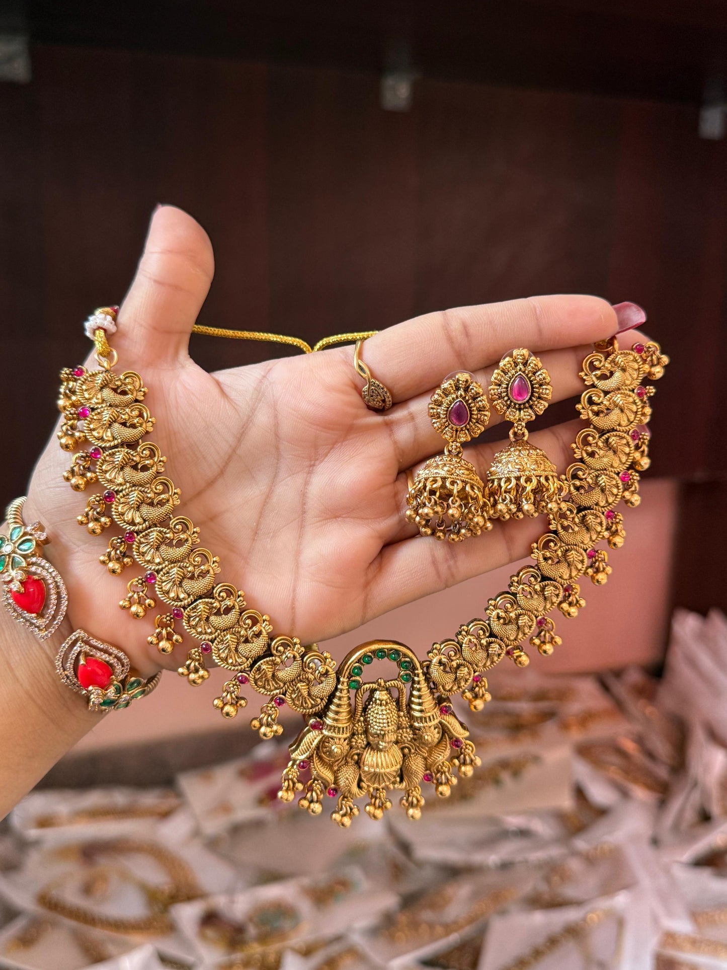 Gold replica necklace