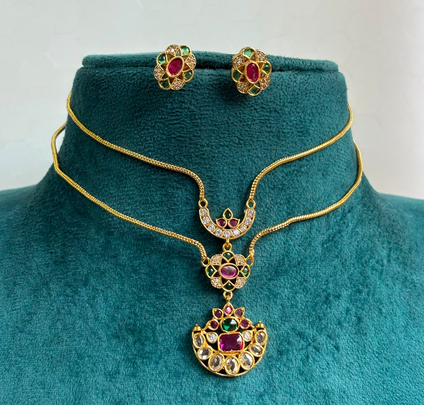 2 layer simple necklace