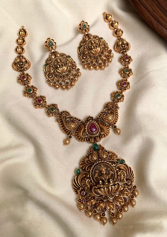 Trending gold drop necklace(PJ-16)