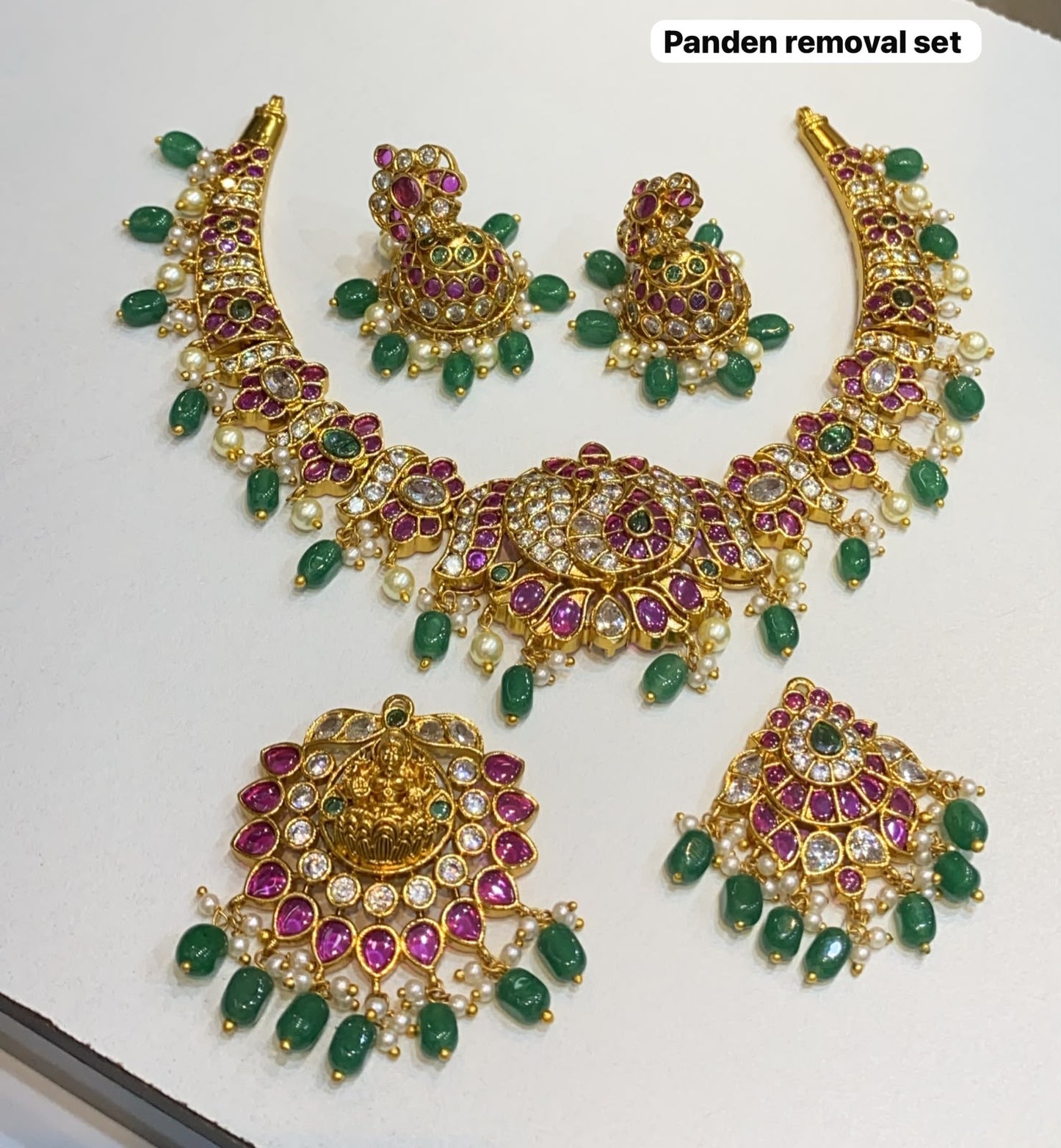 Premium necklace With removable 2 pendent