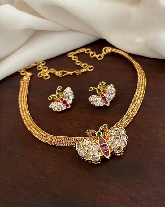 Butterfly necklace(N-68)