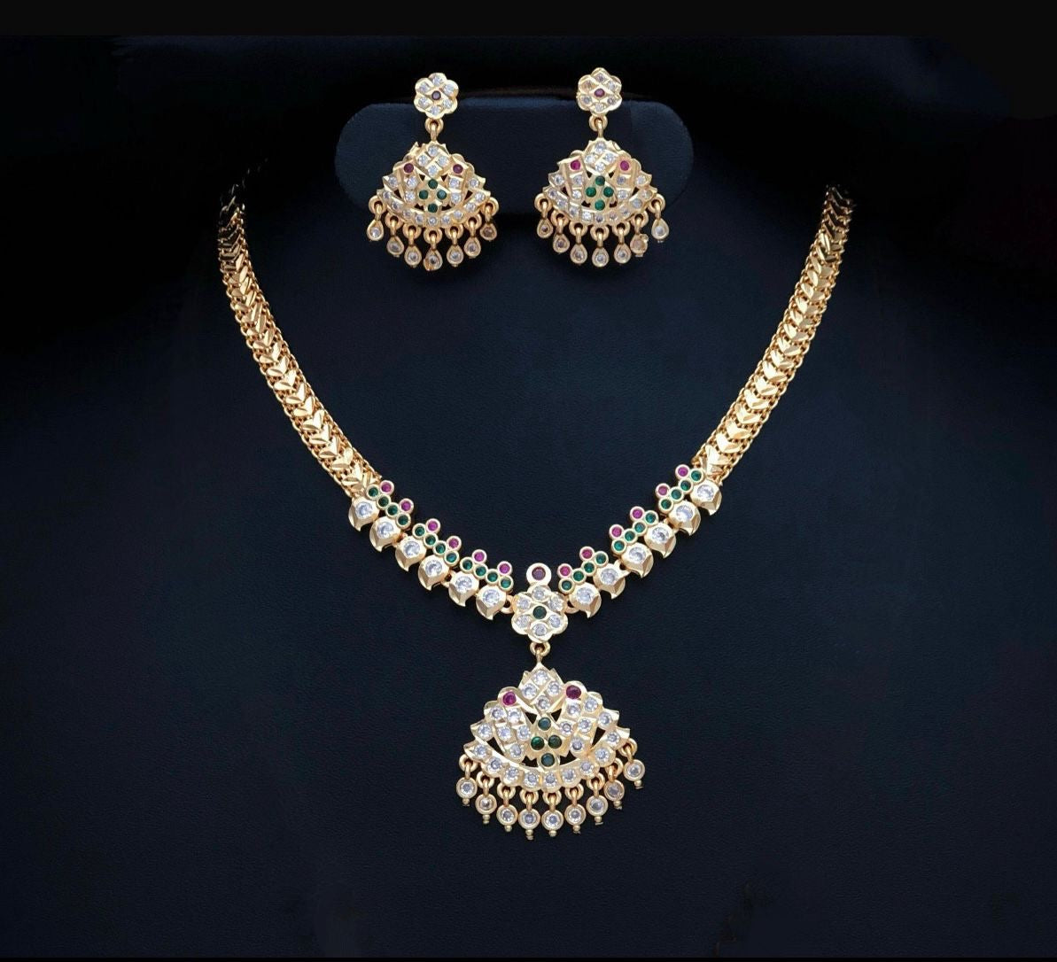 Micro plated necklace