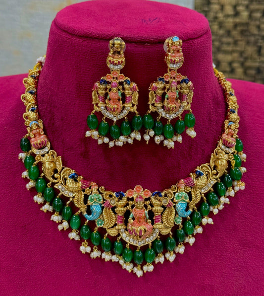 Hand painted necklace