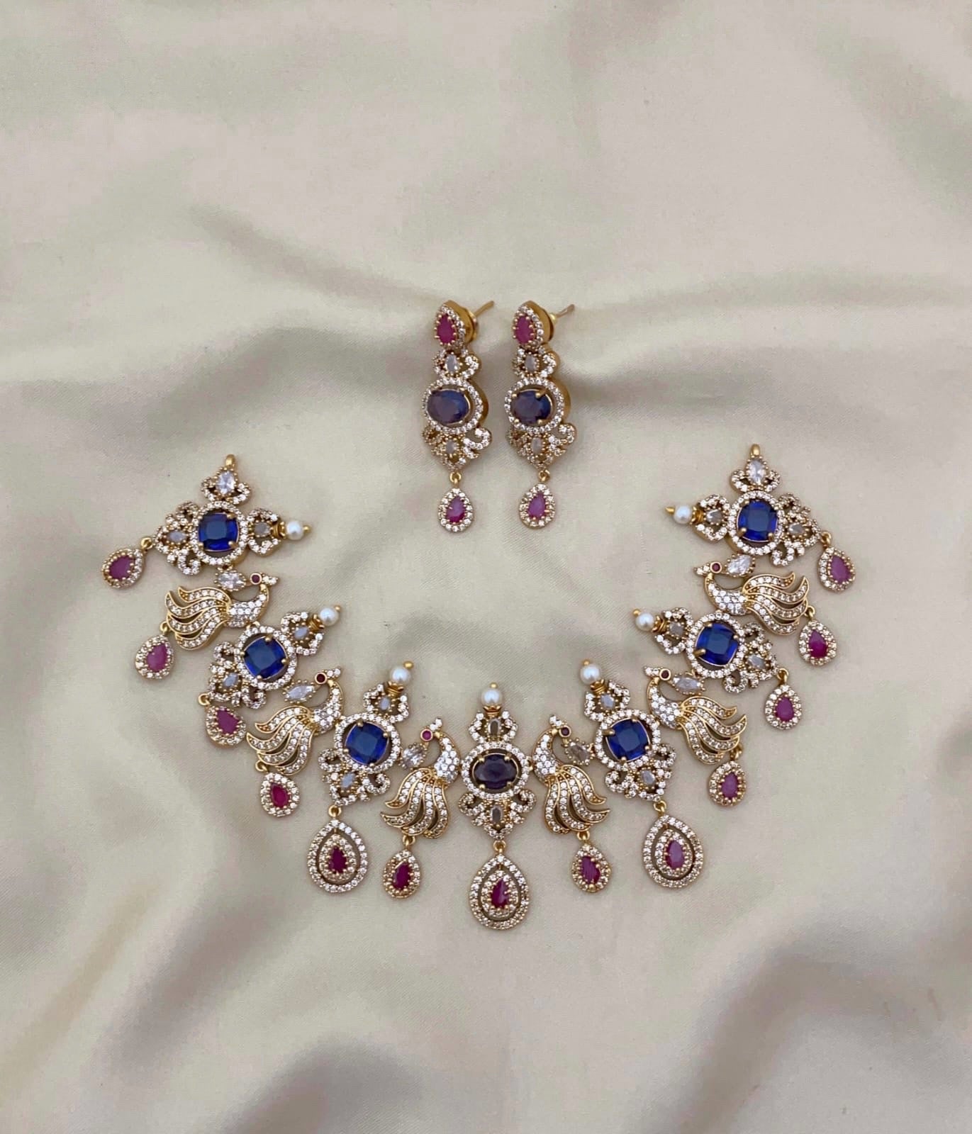 Peacock design necklace am(DR-31)