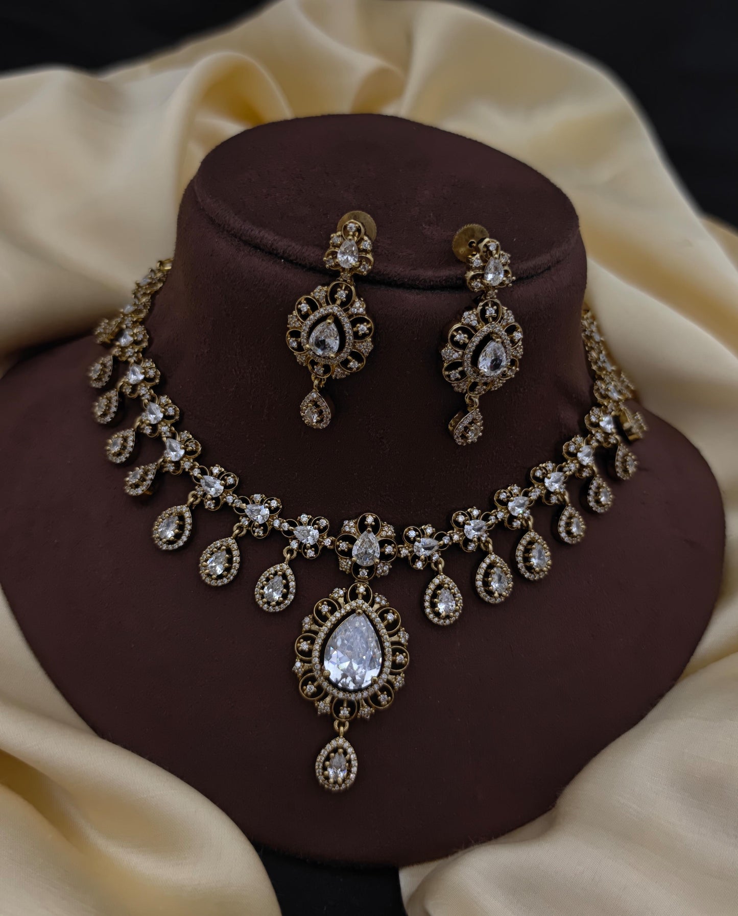 Victorian drop necklace