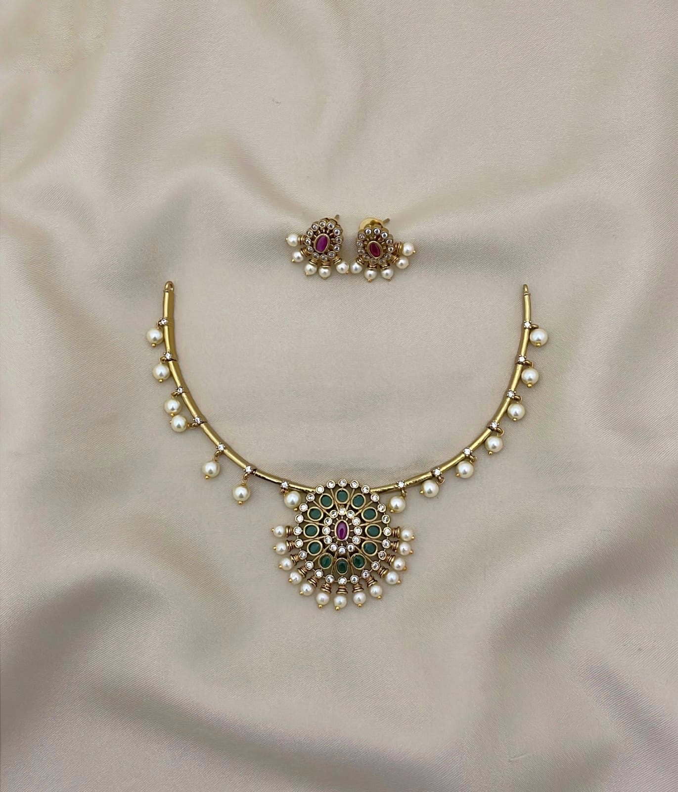 Stones with pearl hasli am(DR-32)