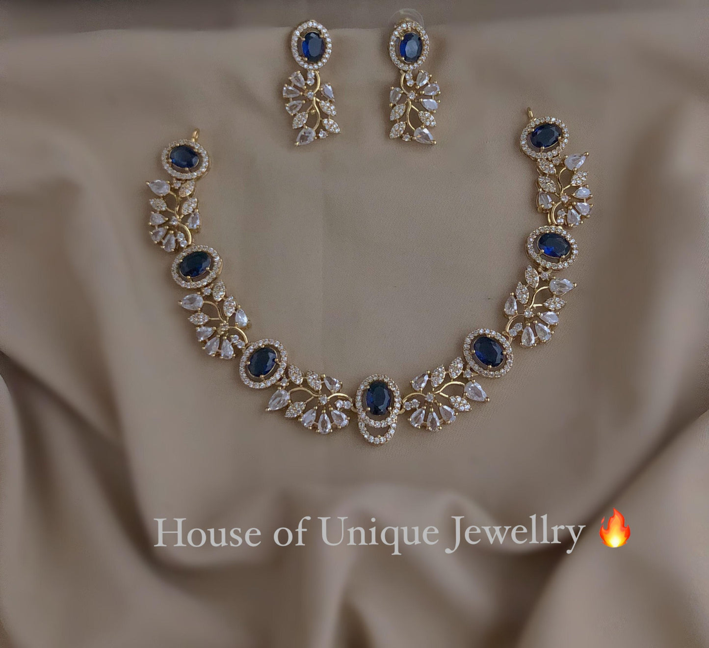 Simple cz neckalce