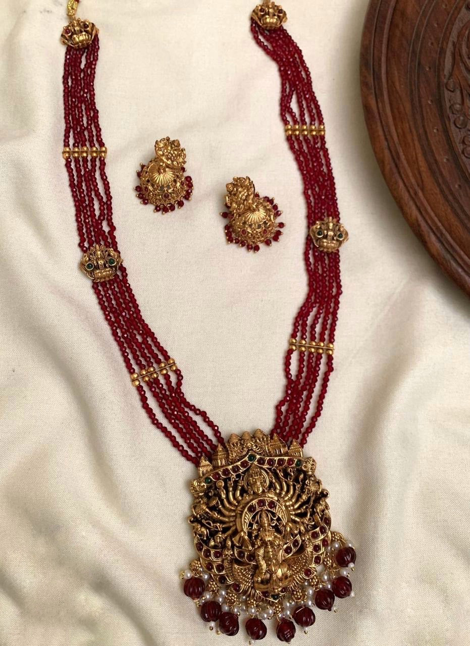 Beads haram with Lakshmi premium