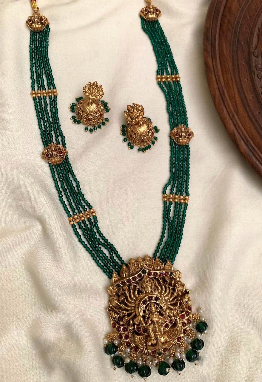 Beads haram with Lakshmi premium