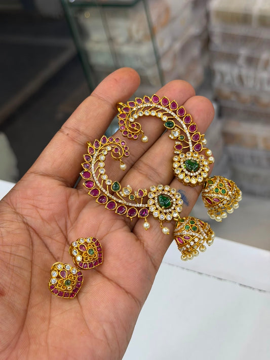 2 in 1 ear cuffs