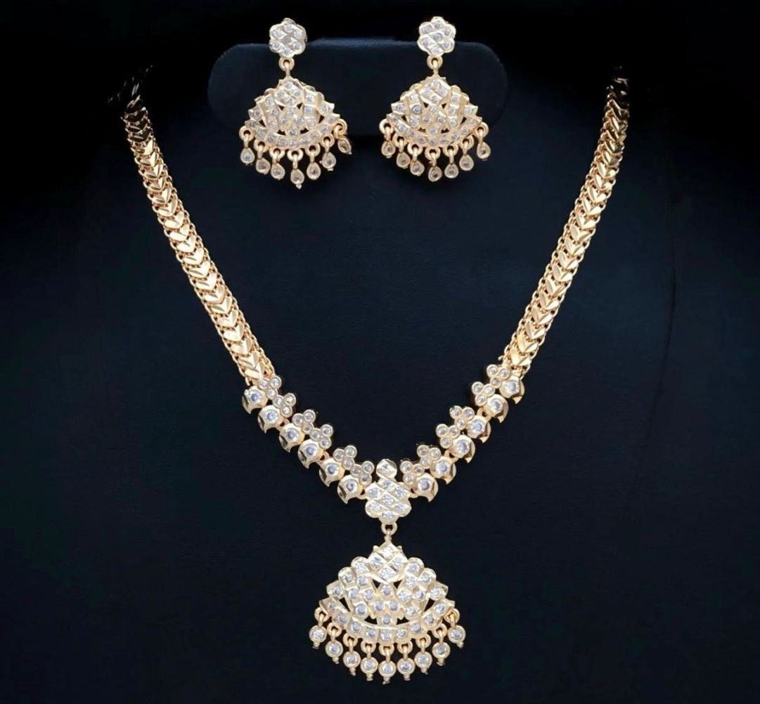 Micro plated necklace