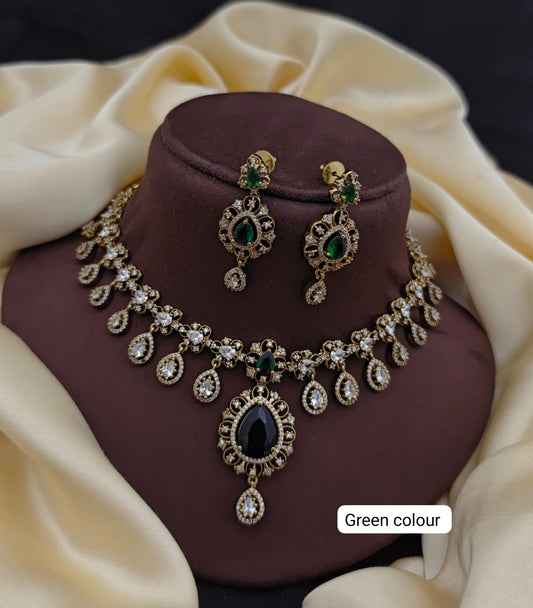 Victorian drop necklace