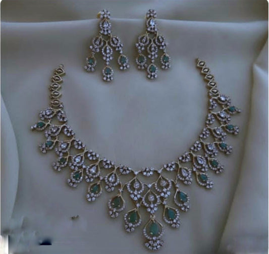 Diamond replica necklace