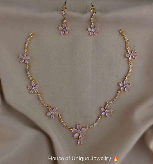 Simple stone necklace