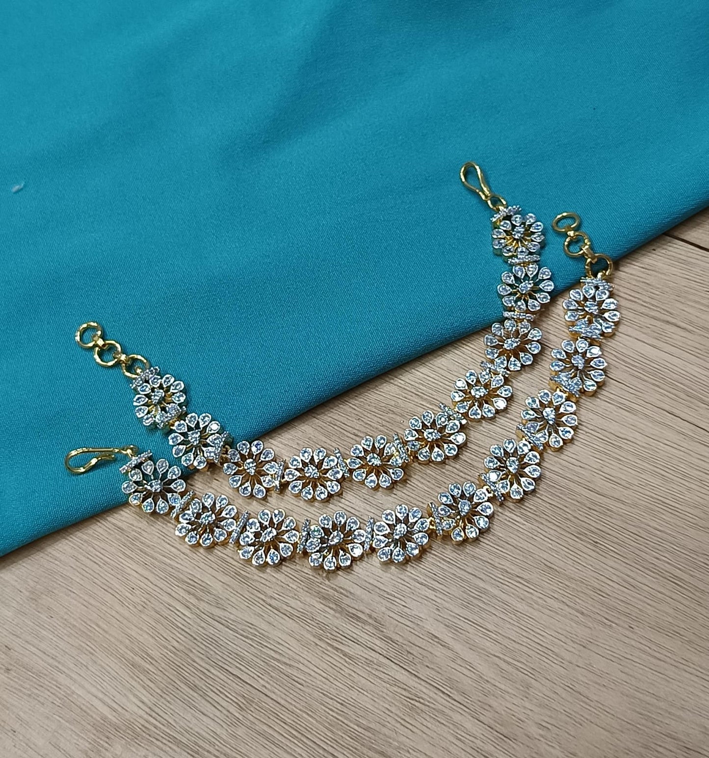 Flower design ear chain