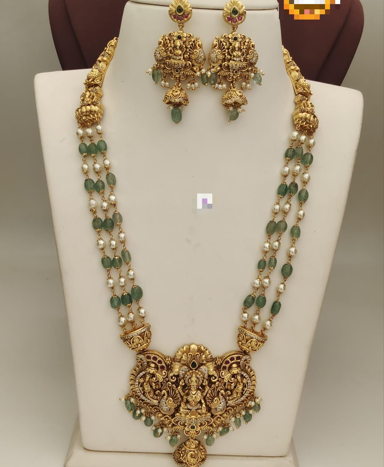 Premium green beads haram(PJ-82)