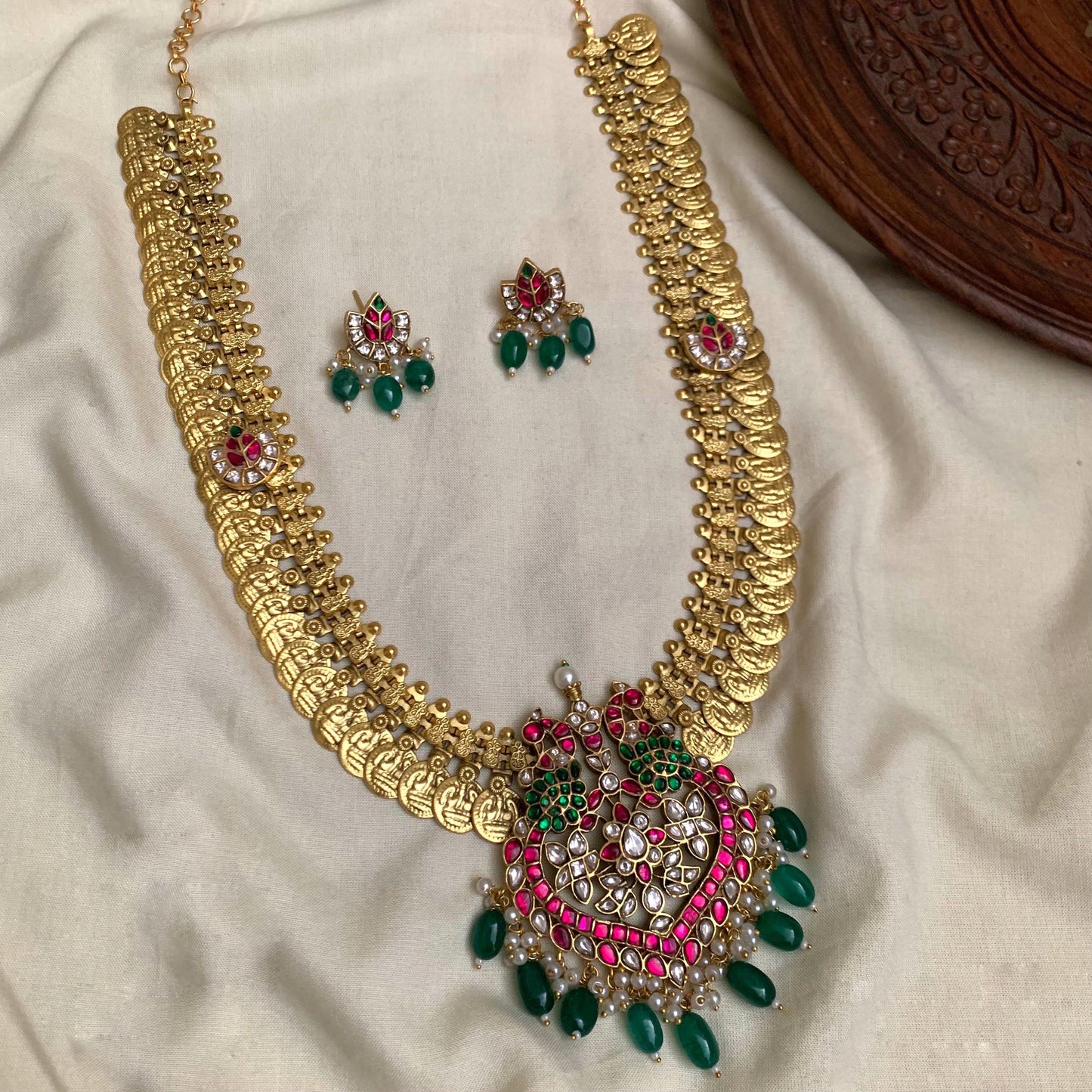 Jadau Kundan long haram (JK-8)