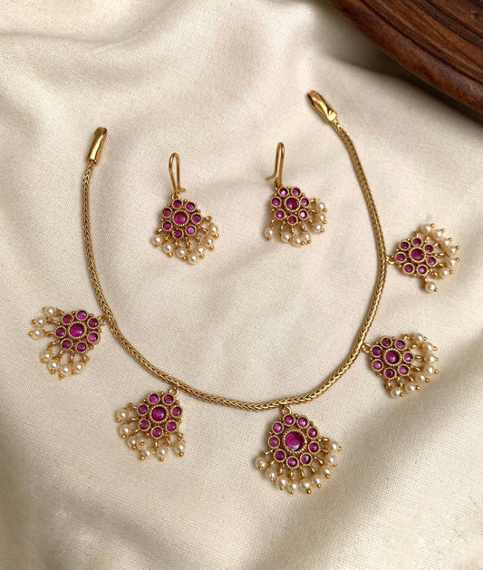 Charm necklace(FT) (N-13)