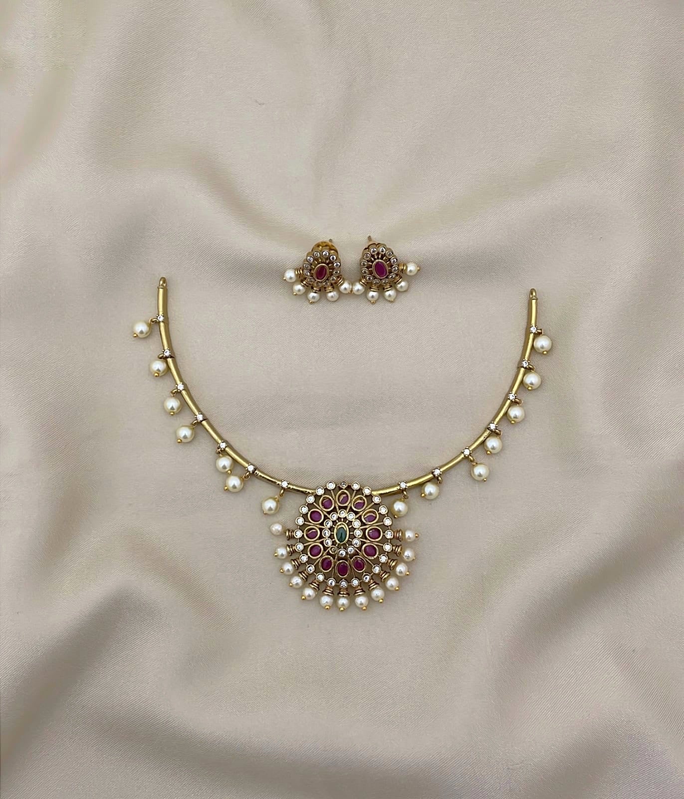 Stones with pearl hasli am(DR-32)