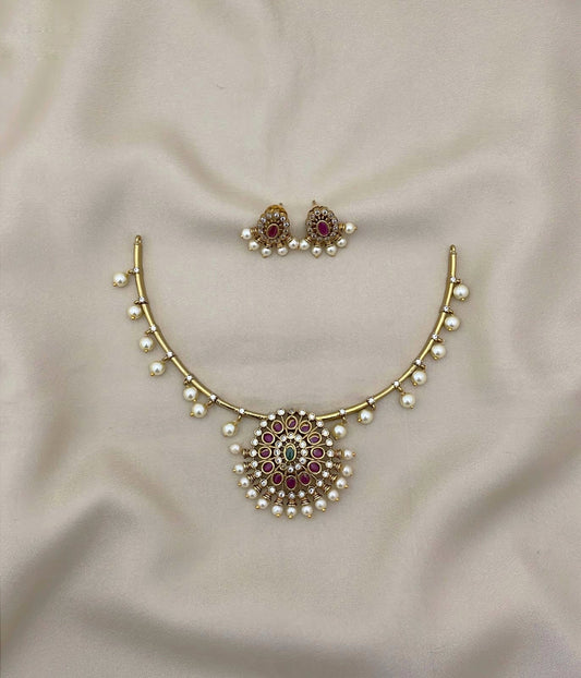Stones with pearl hasli am(DR-32)