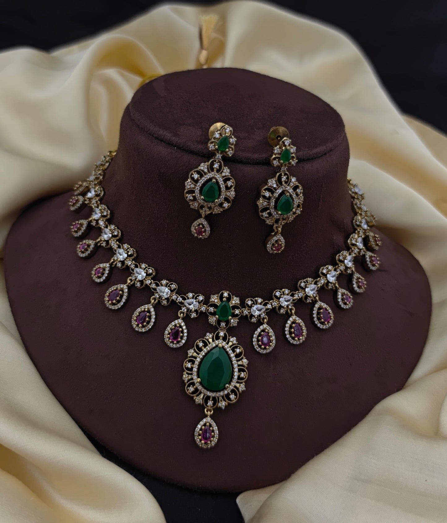 Victorian drop necklace
