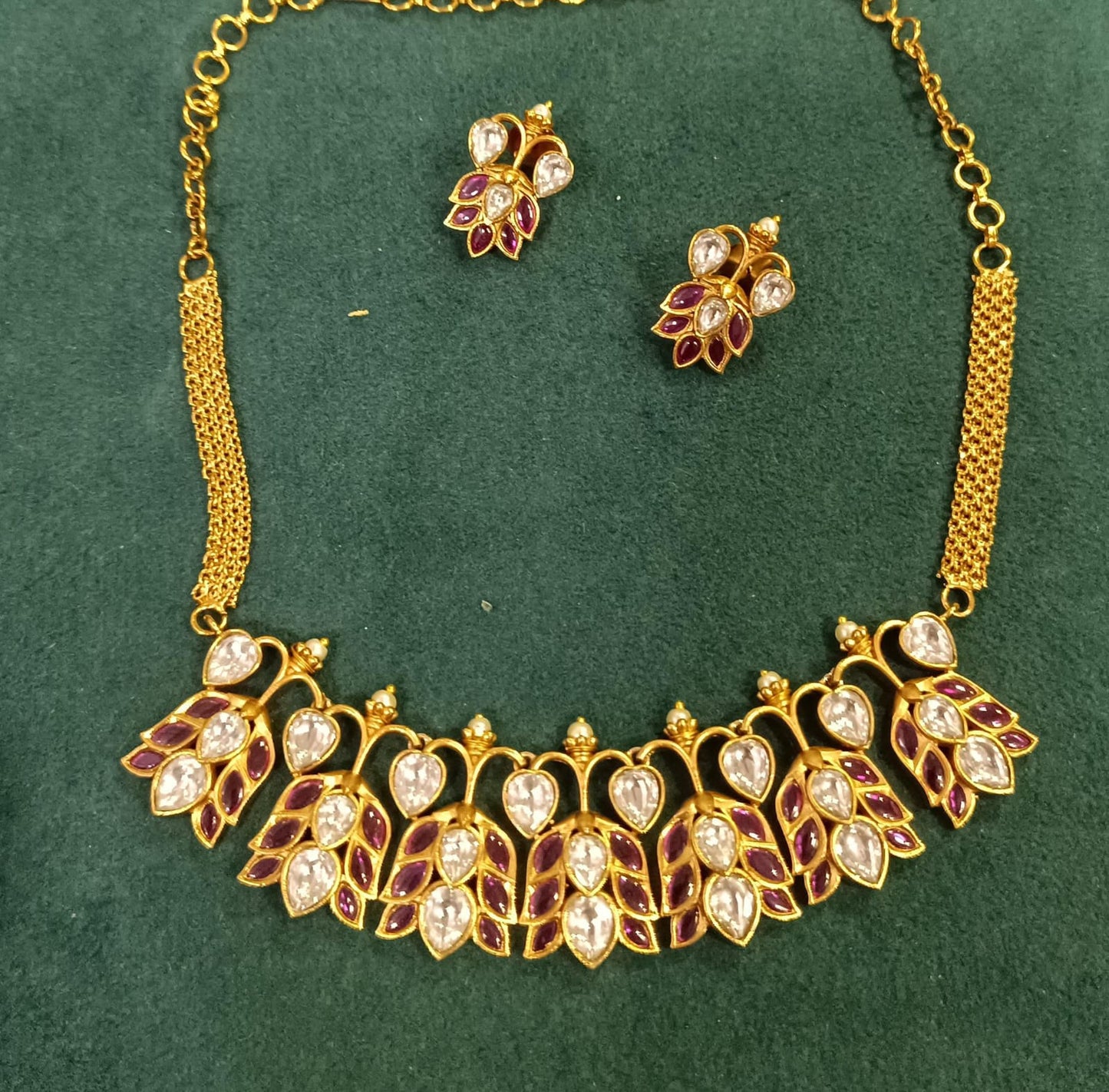 Lotus short necklace (PJ-81)
