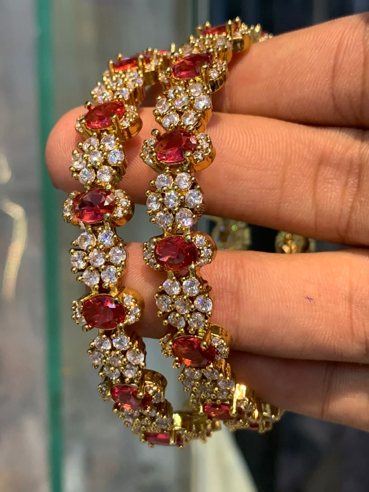 Flower bangles