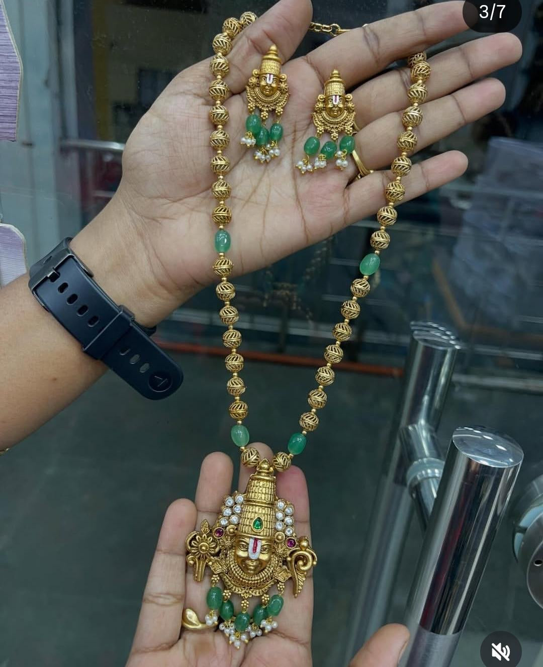 Balaji beads necklace