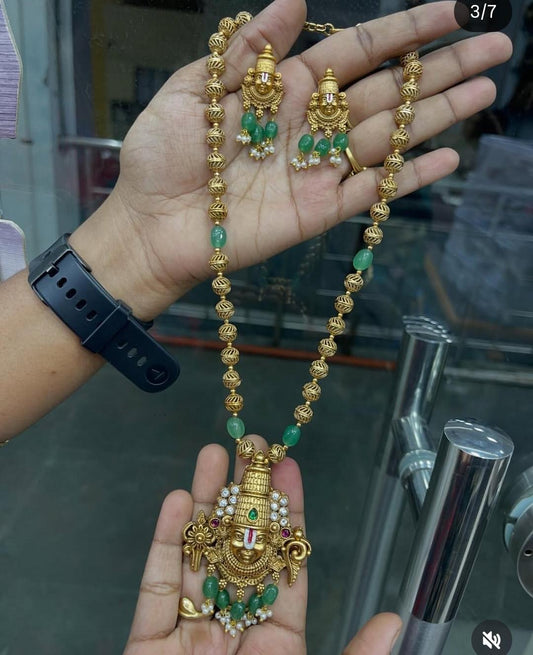 Balaji beads necklace